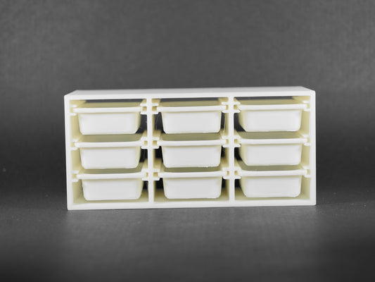 1:12 Scale Dolls House Miniature - IKEA-Inspired TROFAST Storage Unit Drawers