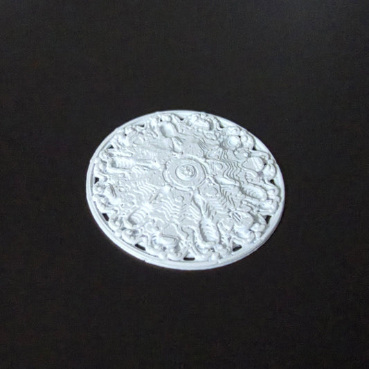 1:12 Scale Dolls House Miniature – Ceiling Rose (40mm) – High Detail & Drillable