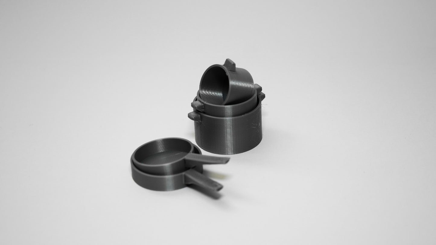 1:12 Scale Dolls House Miniature – Kitchen Pan Set (5 Pieces)