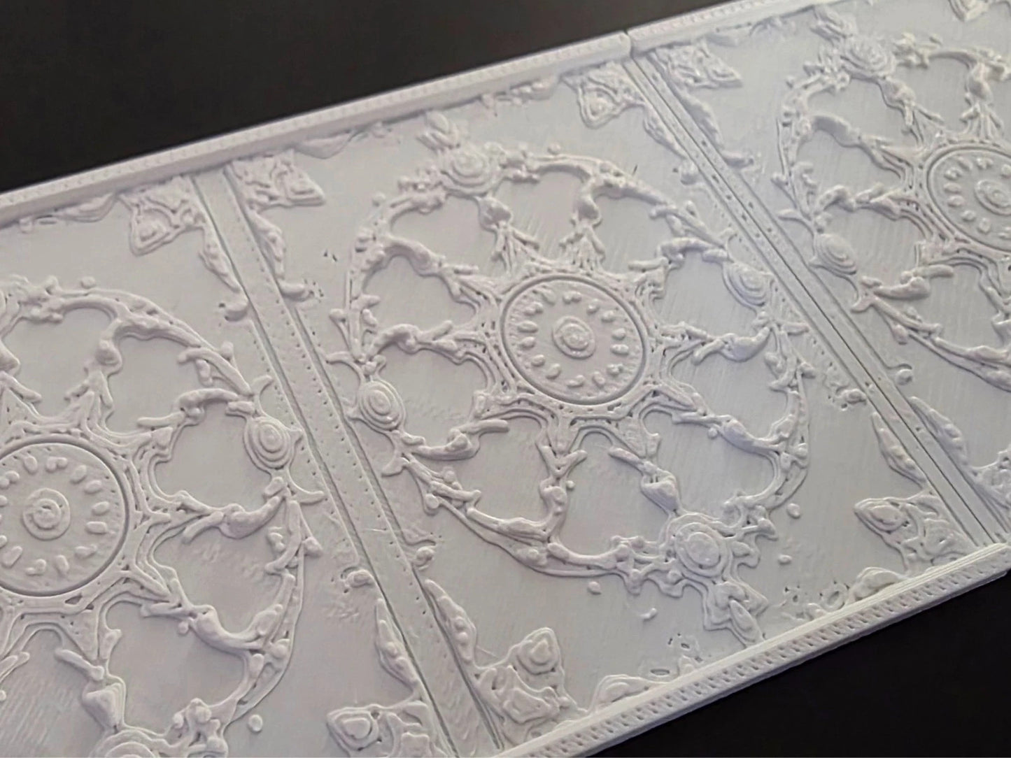 1:12 Scale Dolls House Miniature Wall Panel – Wall Panelling Panels (2 Pack) #7