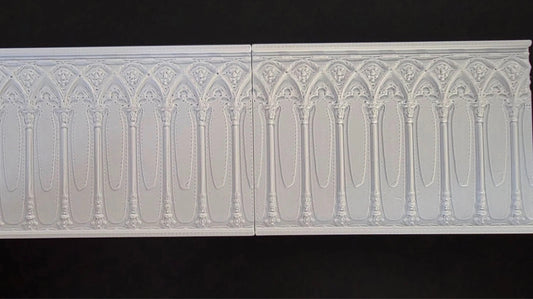 1:12 Scale Dolls House Miniature Wall Panel – Wall Panelling Panels (2 Pack) #5