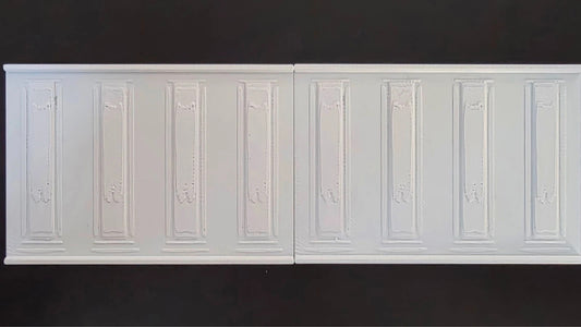 1:12 Scale Dolls House Miniature Wall Panel – Wall Panelling Panels (2 Pack) #1