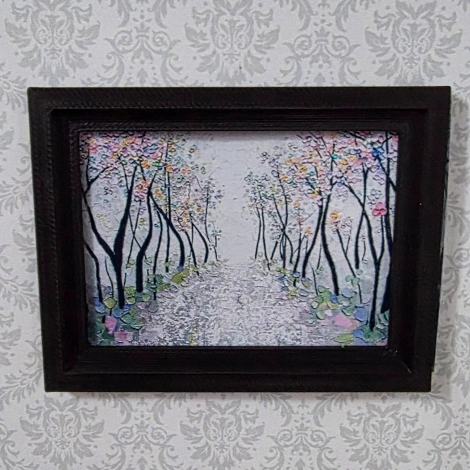 1:12 Scale Dolls House Miniature Modern Picture Frames - 5 Pack - 58 x 75mm
