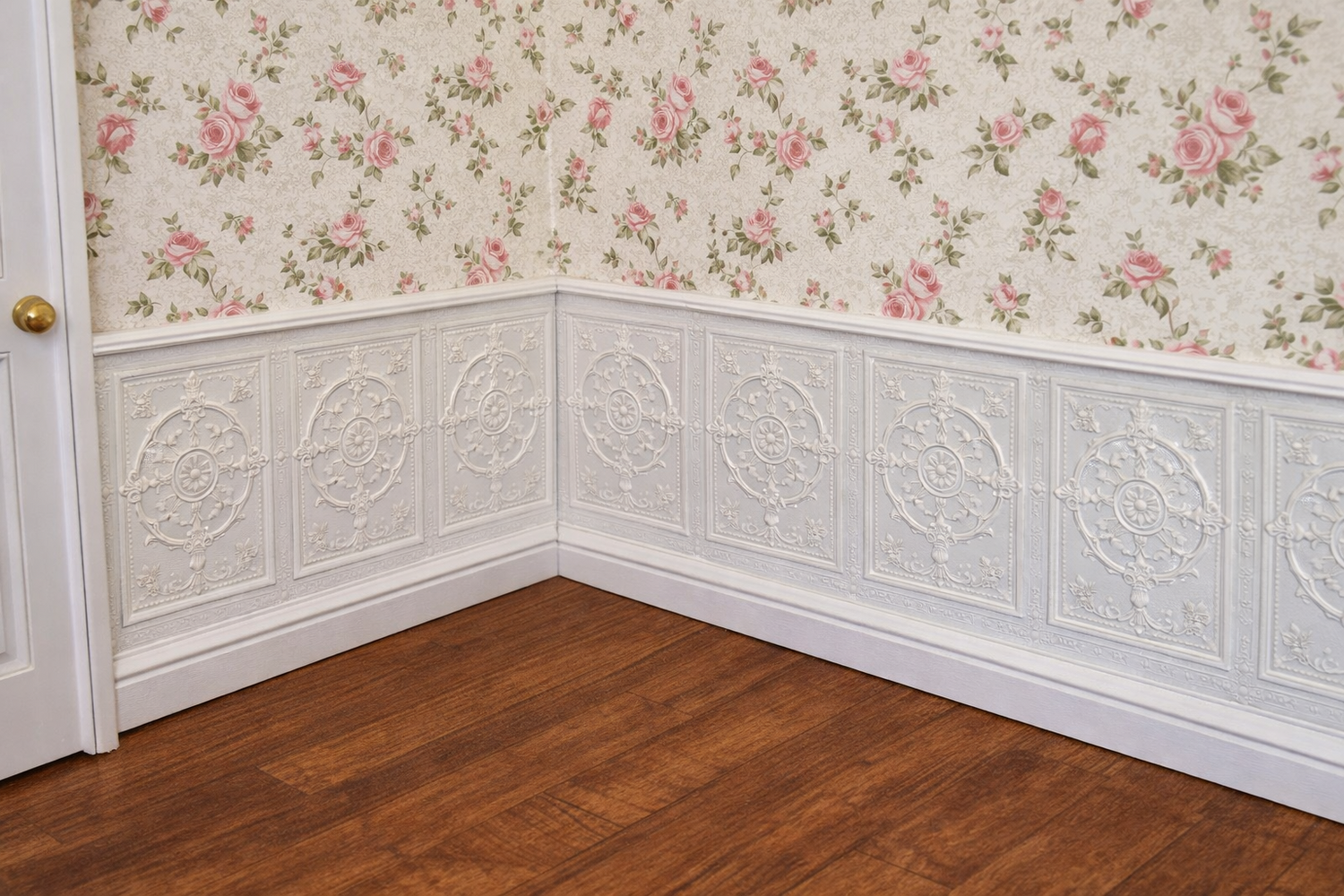 1:12 Scale Dolls House Miniature Wall Panel – Wall Panelling Panels (2 Pack) #7