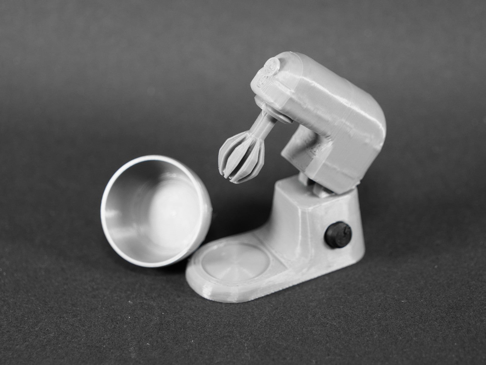 1:12 Scale Dolls House Miniature – Stand Mixer (White Tefal Inspired)
