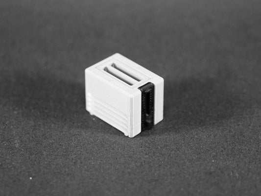 1:12 Scale Dolls House Miniature – Two Slice Toaster (White Tefal Inspired)