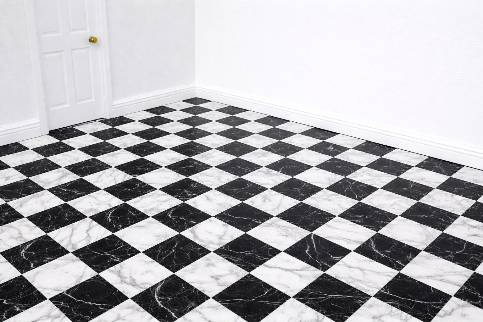 1:12 Scale Dolls House Miniature – Marble/Granite Effect Flooring Sheets x2