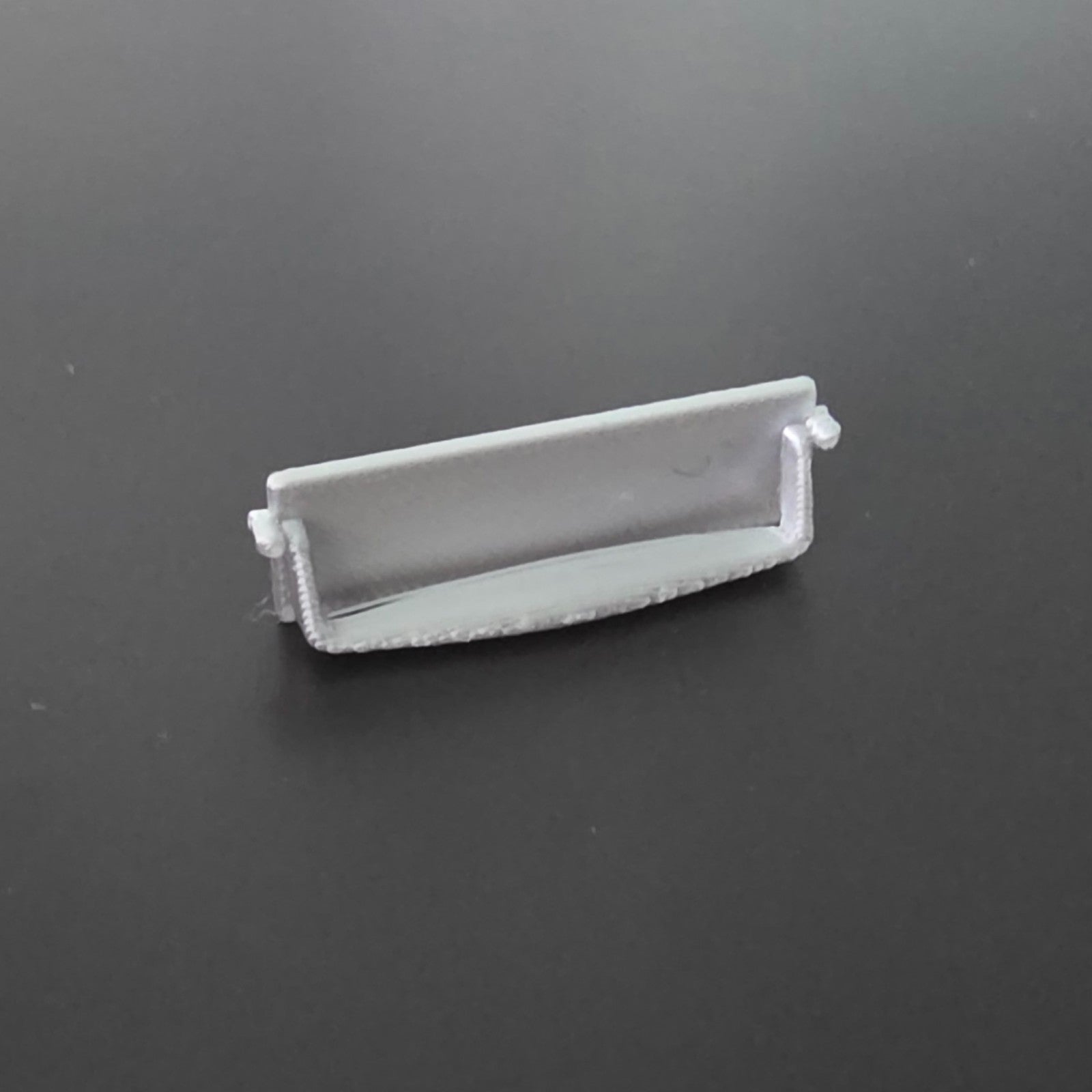 1:12 Scale Dolls House Miniature – Silver Door Letterbox (Non-Opening)