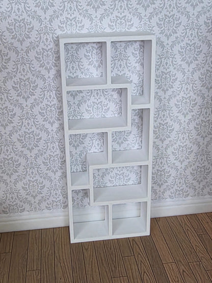 1:12 Scale Dolls House Miniature – IKEA-Inspired Modern Shelving Unit