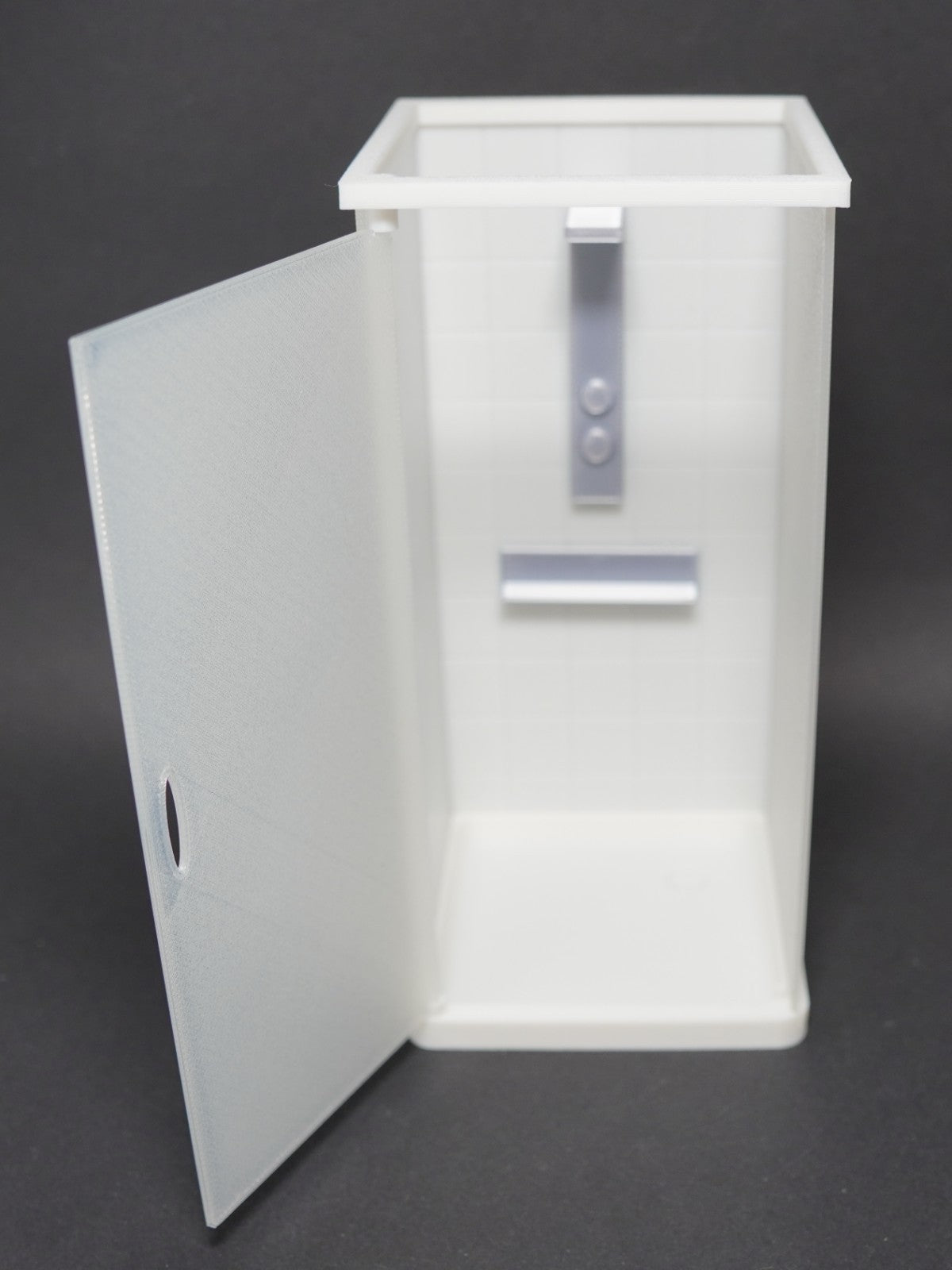 1:12 Scale Dolls House Miniature – Realistic Modern Bathroom Cubicle Shower