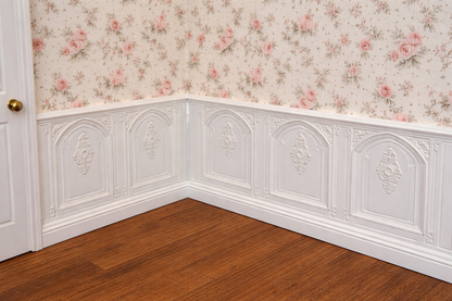 1:12 Scale Dolls House Miniature Wall Panel – Wall Panelling Panels (Pack of 2)