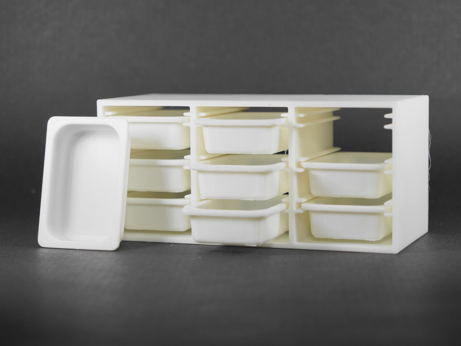 1:12 Scale Dolls House Miniature - IKEA-Inspired TROFAST Storage Unit Drawers