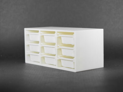 1:12 Scale Dolls House Miniature - IKEA-Inspired TROFAST Storage Unit Drawers