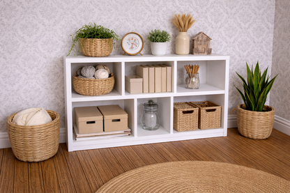 1:12 Scale Dolls House Miniature - IKEA-Inspired TV Unit / Media Storage Cabinet
