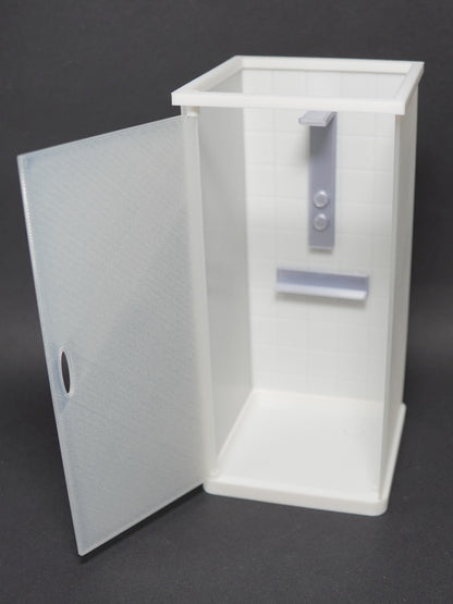 1:12 Scale Dolls House Miniature – Realistic Modern Bathroom Cubicle Shower