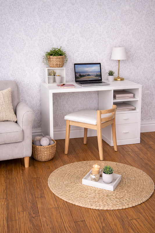 1:12 Scale Dolls House Miniature – IKEA-Inspired Office Computer Desk/Table