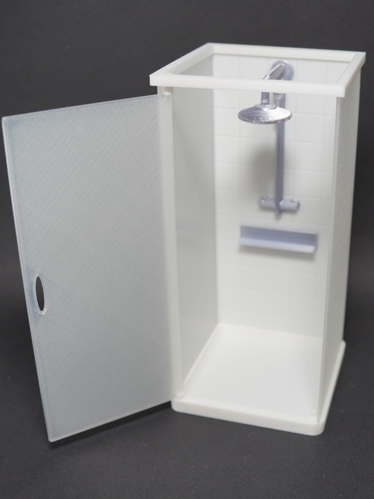 1:12 Scale Dolls House Miniature – Realistic Traditional Bathroom Cubicle Shower