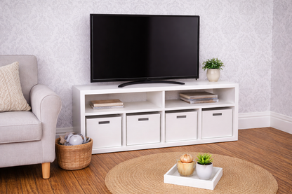 1:12 Scale Dolls House Miniature – IKEA-Inspired TV Stand & Storage Drawers Unit