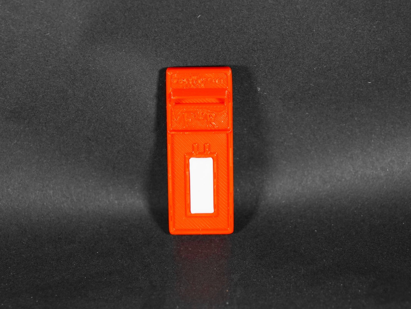 1:12 Scale Dolls House Miniature – Flat Wall Red Post Box/Royal Mail Inspired