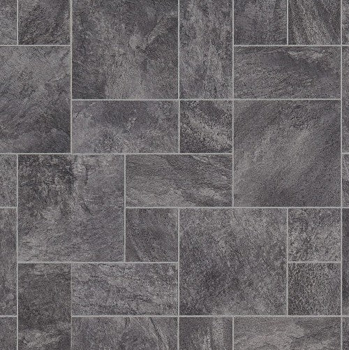 1:12 Scale Dolls House Miniature – Grey Granite Stone Tiles Flooring Sheets x2