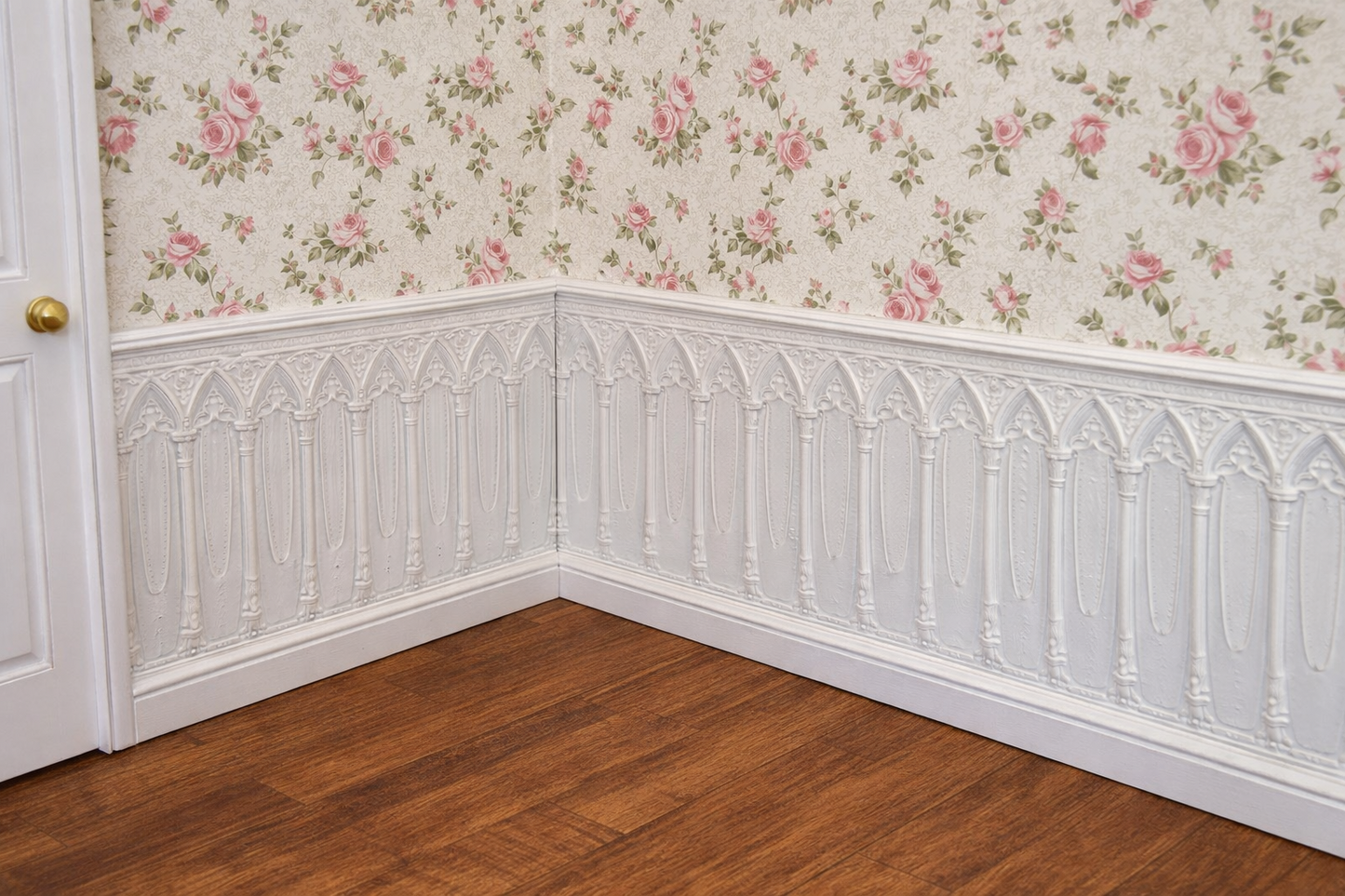 1:12 Scale Dolls House Miniature Wall Panel – Wall Panelling Panels (2 Pack) #5