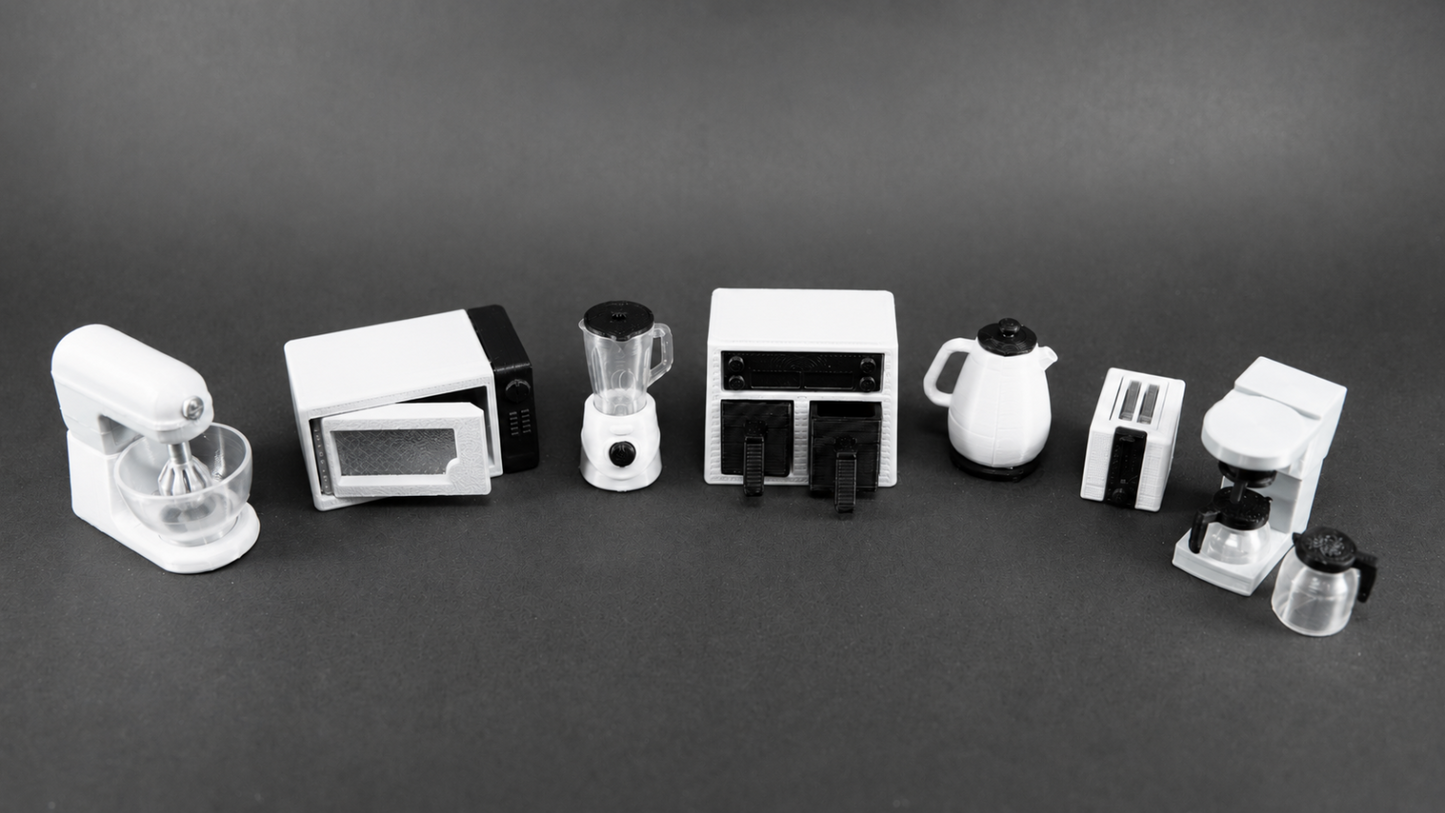 1:12 Scale Dolls House Miniature – Kettle (White Tefal Inspired)