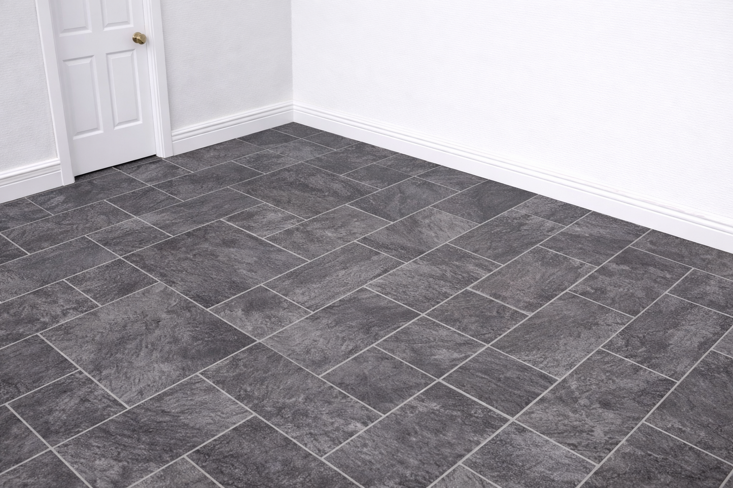 1:12 Scale Dolls House Miniature – Grey Granite Stone Tiles Flooring Sheets x2