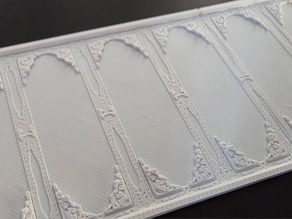 1:12 Scale Dolls House Miniature Wall Panel – Wall Panelling Panels (2 Pack) #10