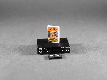 1:12 Scale Dolls House Miniature – VCR Video Tape Recorder with VHS