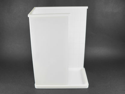 1:12 Scale Dolls House Miniature – Realistic Traditional Bathroom Walk-In Shower