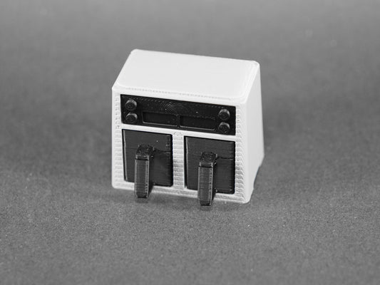 1:12 Scale Dolls House Miniature – Air Fryer (Red Smeg Inspired)