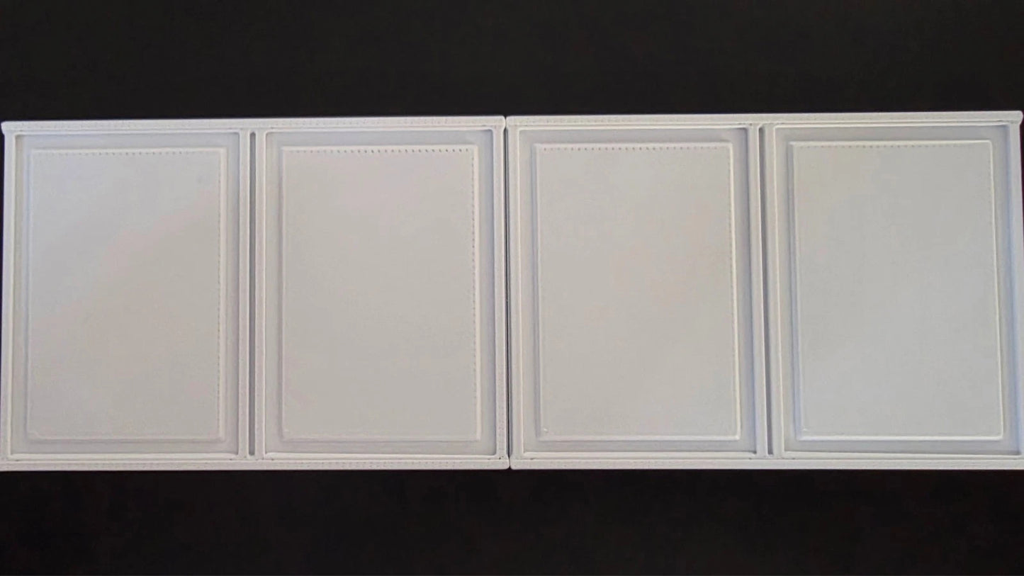 1:12 Scale Dolls House Miniature Wall Panel – Wall Panelling Panels (2 Pack) #9