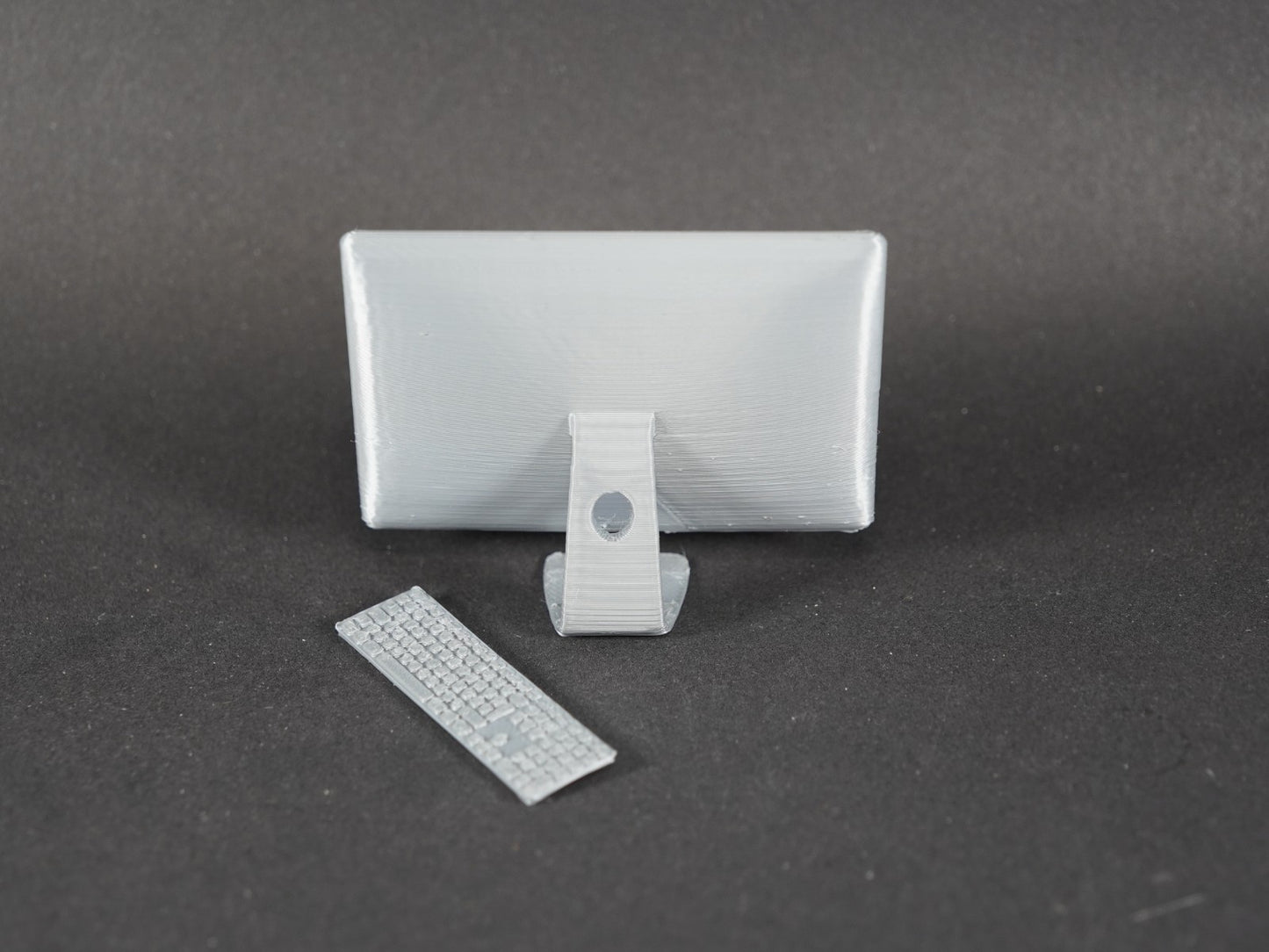 1:12 Scale Dolls House Miniature – Apple iMac Inspired Computer & Keyboard