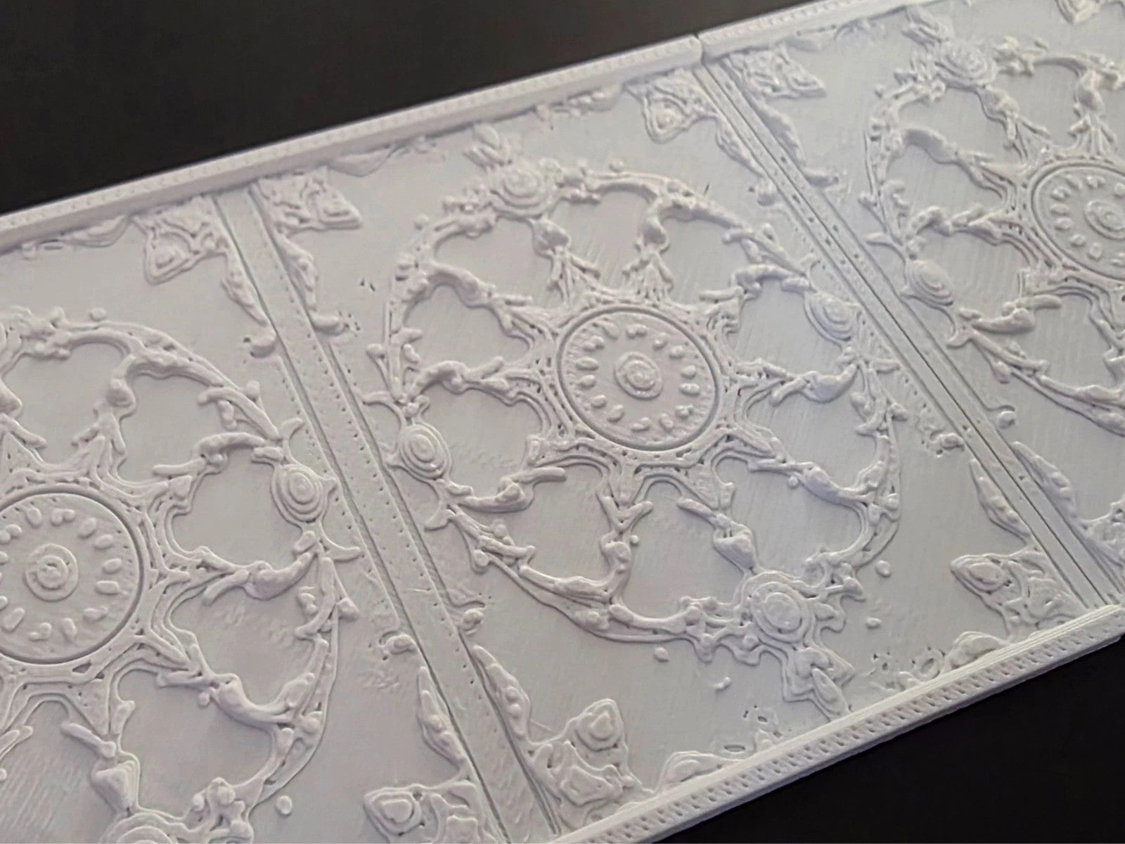 1:12 Scale Dolls House Miniature Wall Panel – Wall Panelling Panels (2 Pack) #7