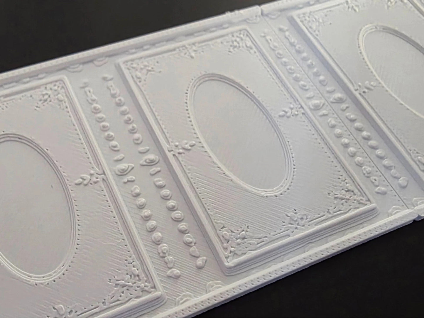 1:12 Scale Dolls House Miniature Wall Panel – Wall Panelling Panels (2 Pack) #6