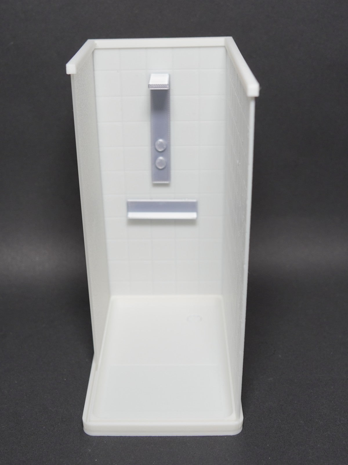 1:12 Scale Dolls House Miniature – Realistic Modern Bathroom Walk-In Shower