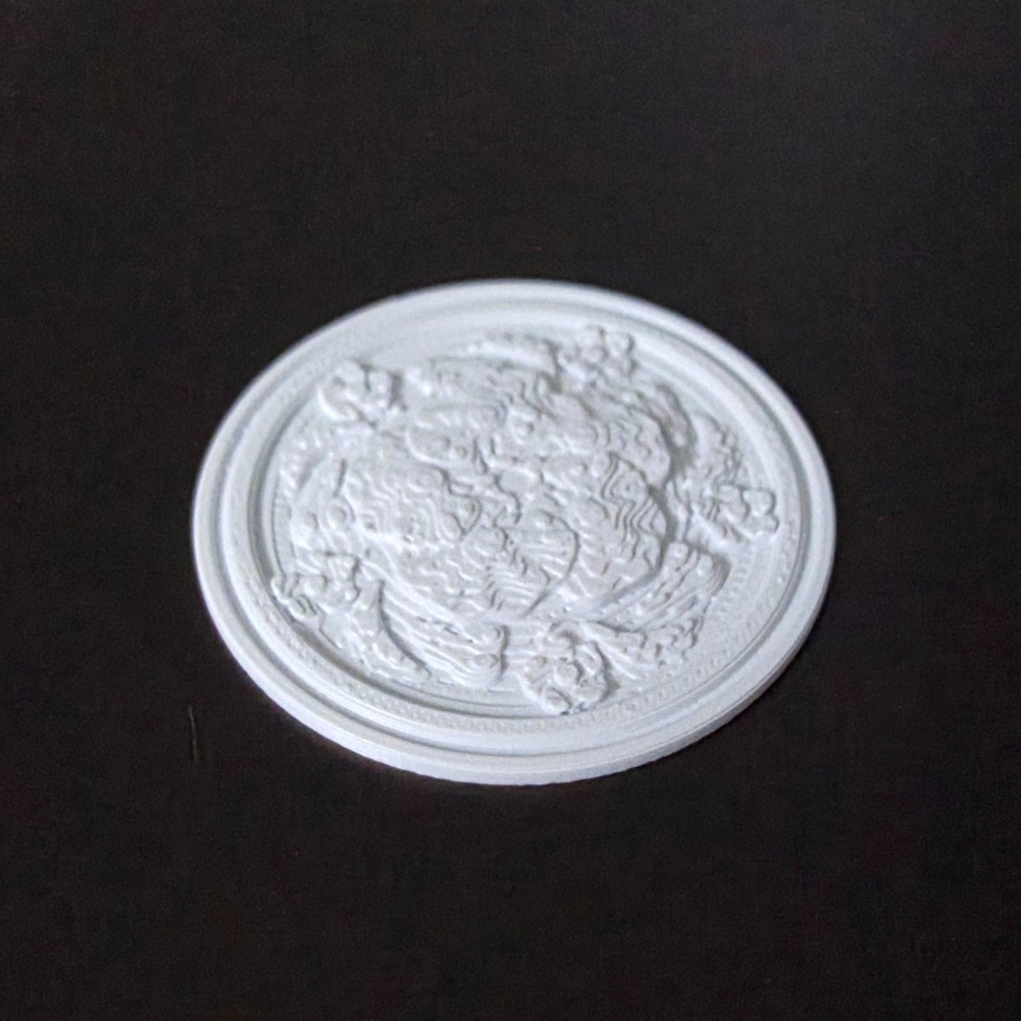 1:12 Scale Dolls House Miniature – Ceiling Rose (40mm) – High Detail & Drillable