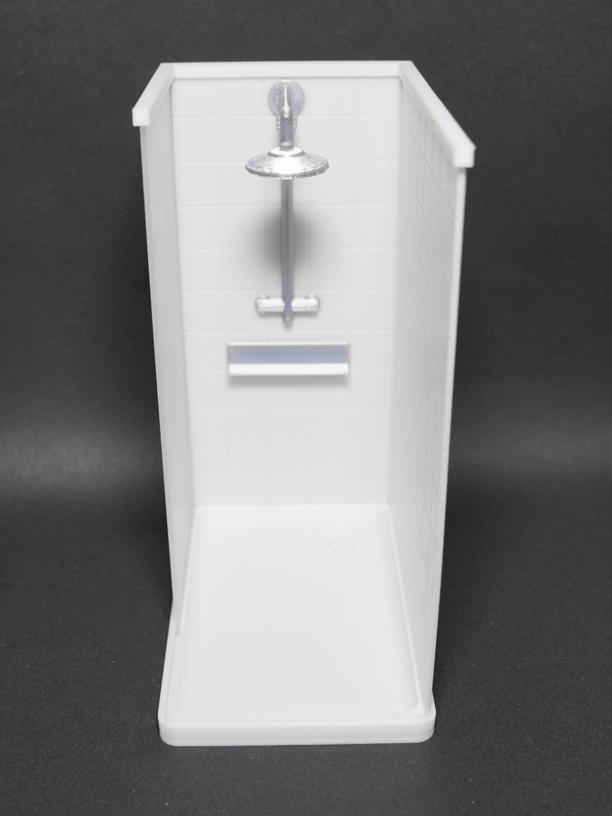 1:12 Scale Dolls House Miniature – Realistic Traditional Bathroom Walk-In Shower