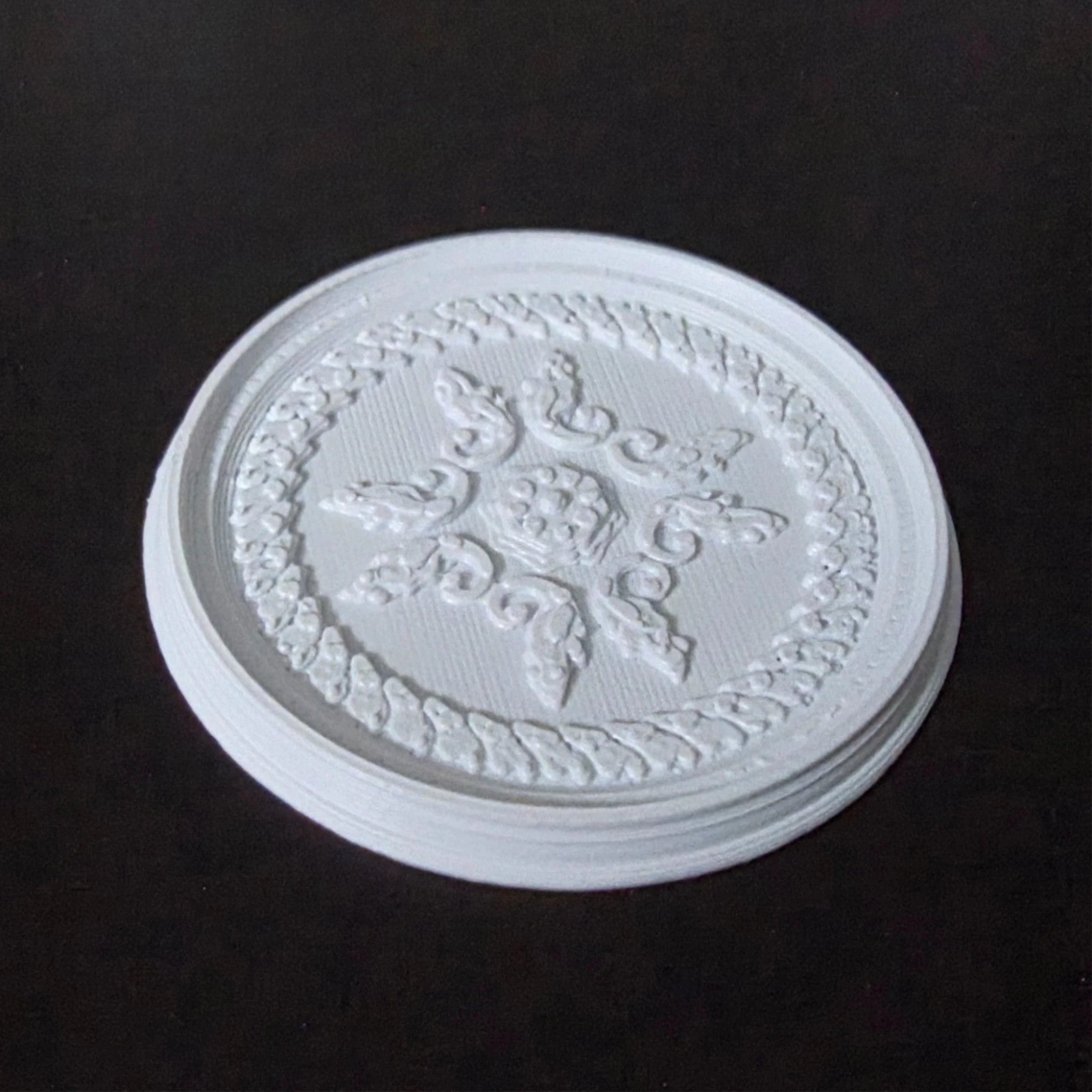 1:12 Scale Dolls House Miniature – Ceiling Rose (40mm) – High Detail #6