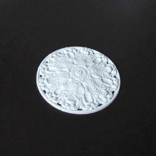 1:12 Scale Dolls House Miniature – Ceiling Rose (40mm) – High Detail #1