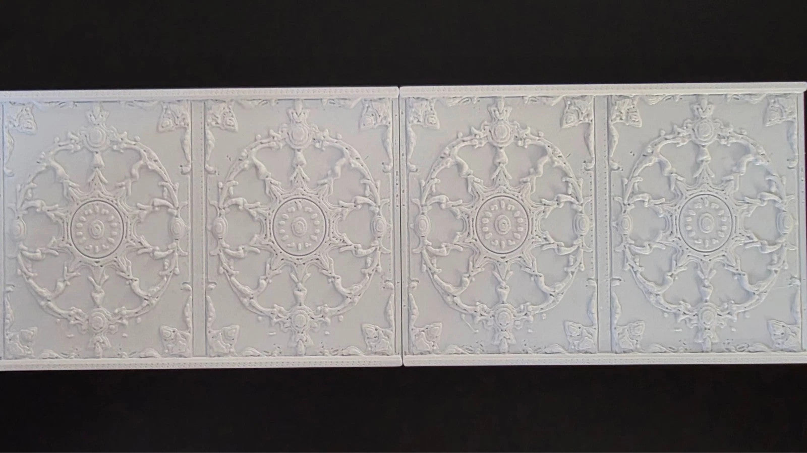 1:12 Scale Dolls House Miniature Wall Panel – Wall Panelling Panels (2 Pack) #7