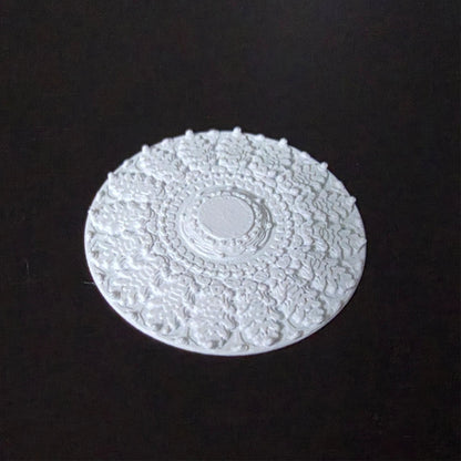 1:12 Scale Dolls House Miniature – Ceiling Rose (40mm) – High Detail & Drillable
