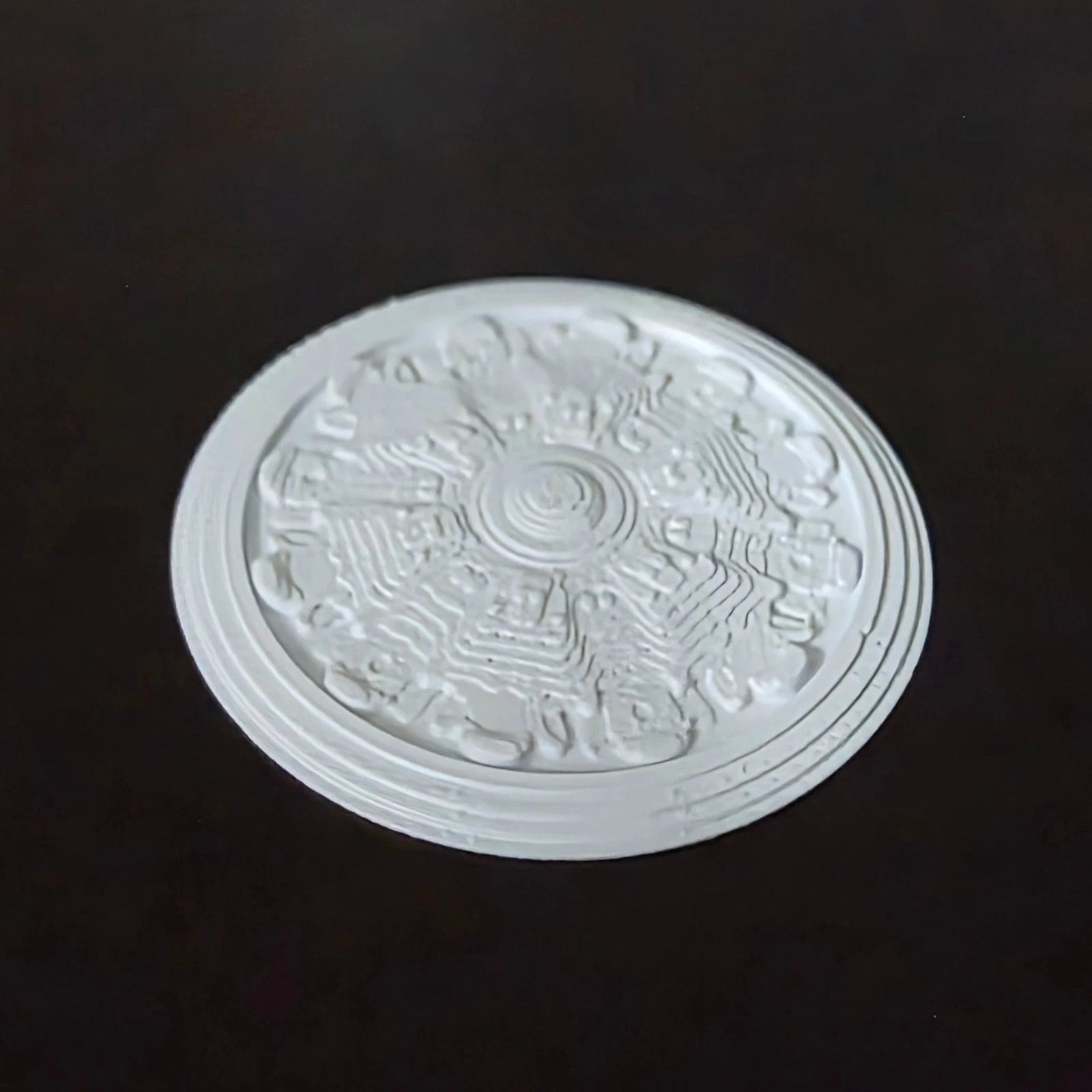 1:12 Scale Dolls House Miniature – Ceiling Rose (40mm) – High Detail #11