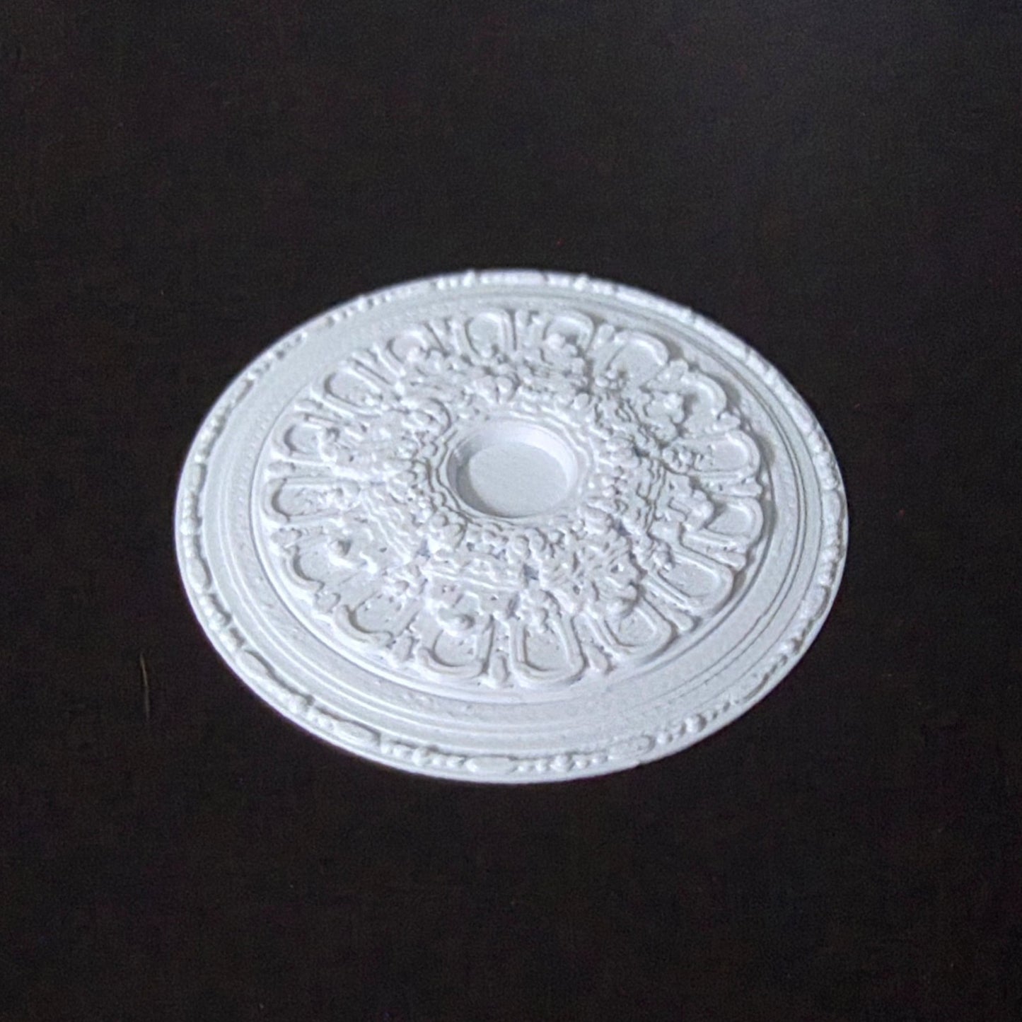 1:12 Scale Dolls House Miniature – Ceiling Rose (40mm) – High Detail & Drillable