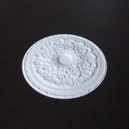 1:12 Scale Dolls House Miniature – Ceiling Rose (40mm) – High Detail & Drillable