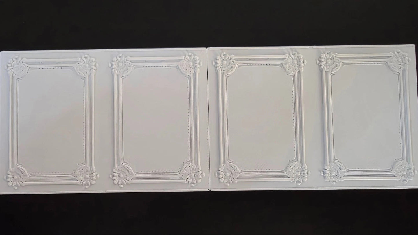 1:12 Scale Dolls House Miniature Wall Panel – Wall Panelling Panels (2 Pack) #8