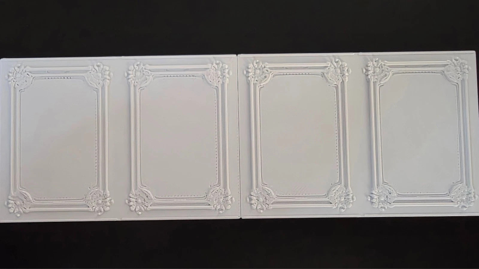 1:12 Scale Dolls House Miniature Wall Panel – Wall Panelling Panels (2 Pack) #8
