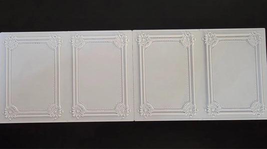 1:12 Scale Dolls House Miniature Wall Panel – Wall Panelling Panels (2 Pack) #8