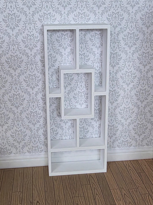 1:12 Scale Dolls House Miniature – IKEA-Inspired Modern Shelving Unit