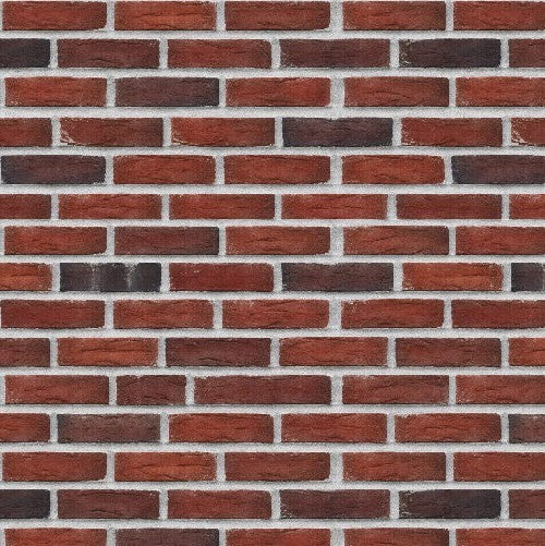1:12 Scale Dolls House Miniature – Traditional Red Bricks Cladding Sheets x2